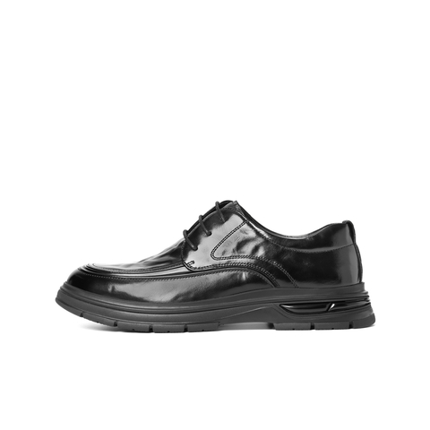 百丽厚底商务鞋男士2026新款春季商场同款牛皮革休闲皮鞋L6020AM6