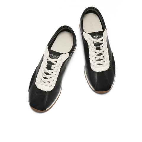 百丽复古潮搭休闲运动鞋男2026新款春季商场款德训阿甘鞋8ZG01AM6