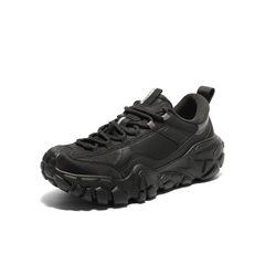 百丽厚底增高休闲鞋男鞋2026新款春季防撞鞋头户外登山鞋A2294AM6