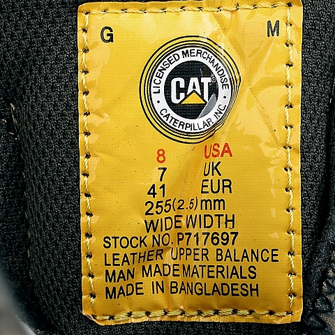 CAT/卡特棕色牛皮户外休闲鞋 粗犷装备（RUGGED）P717697D3BDR60