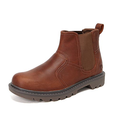 CAT/卡特秋冬棕色牛皮男士户外休闲鞋粗犷装备(Rugged)P720303F3FDR36