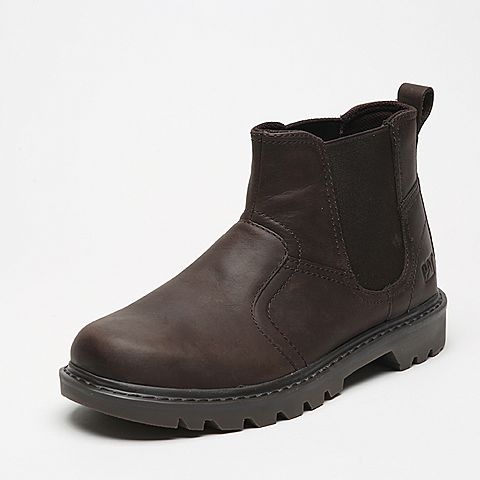 CAT/卡特秋冬深棕色牛皮男士户外休闲鞋粗犷装备(Rugged)P720303F3FDR36