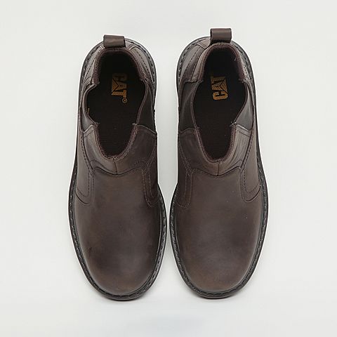 CAT/卡特秋冬深棕色牛皮男士户外休闲鞋粗犷装备(Rugged)P720303F3FDR36