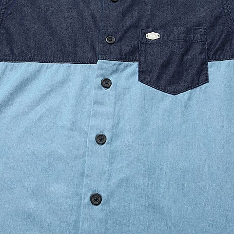 CAT/卡特秋冬  男子 深蓝长袖衬衣I432