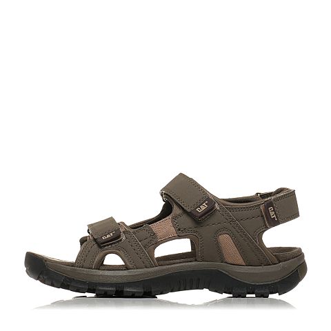 CAT/卡特春夏青灰色合成革/织物男户外休闲鞋粗犷装备(Rugged)P719443G2ELR61