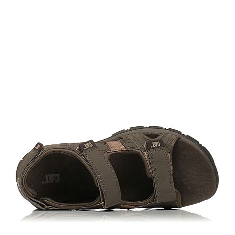 CAT/卡特春夏青灰色合成革/织物男户外休闲鞋粗犷装备(Rugged)P719443G2ELR61