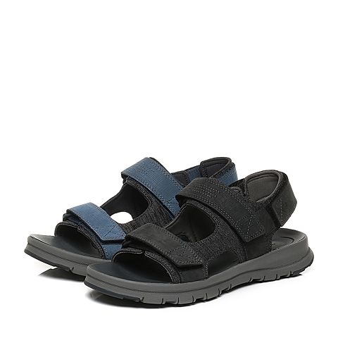 CAT/卡特春夏青灰色织物/牛剖层革男户外休闲鞋活跃装备(Active)P719807G2TLA61