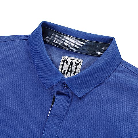 CAT/卡特春夏款男摩纳哥蓝短袖翻领T恤CG2MPSSP153C76