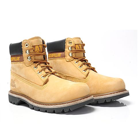 CAT/卡特秋冬亮黄牛皮革/合成革男户外休闲鞋P717692G3BDR44