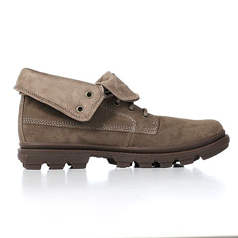 CAT/卡特秋冬褐色牛剖层革男户外休闲鞋粗犷装备(Rugged)P719920G3YDR62