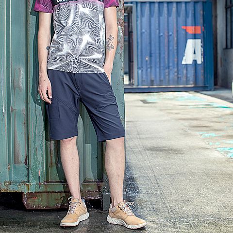 CAT/卡特春夏款男黑色休闲裤CG3MRSHT233A09