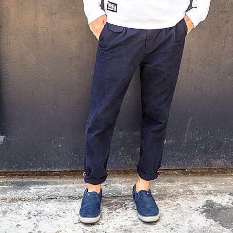 CAT/卡特秋冬暗蓝色牛皮男户外休闲鞋休闲装备P720539G3YMS76