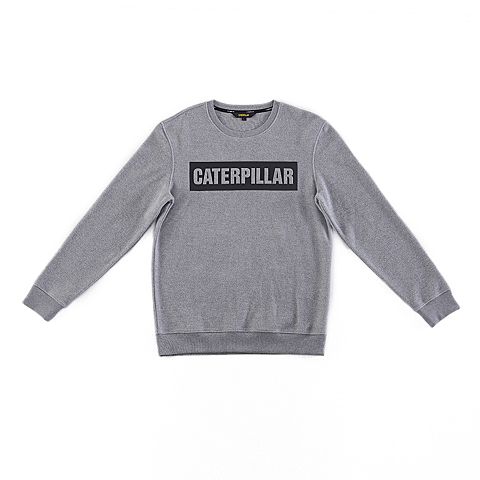 CAT/卡特秋冬款男装浅花灰卫衣套衫CG6MKLSO187C16