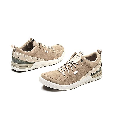 CAT卡特春夏款杏色猪皮革/牛剖层革男满帮活跃装备(Active)P721155H1FMA14