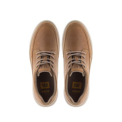 CAT卡特春夏款深棕色牛皮革男满帮活跃装备(Active)P721033H1MMA39