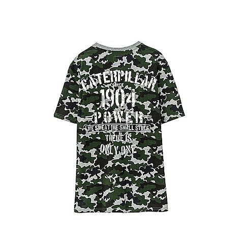 CAT/卡特春夏款男装热带苔绿短袖T恤CH1MTSST112A99
