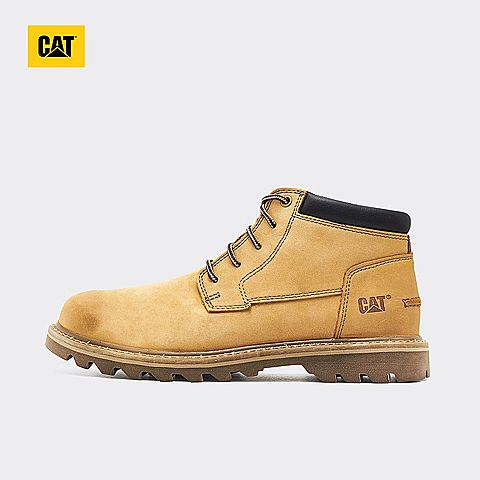 CAT卡特秋冬款卡特黄色男子休闲靴P721555H3BDR28
