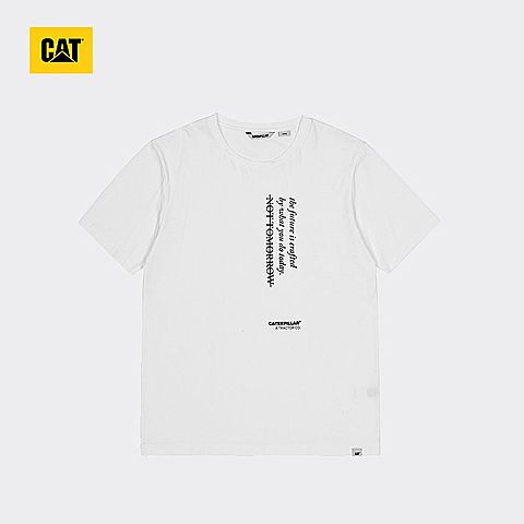 CAT/卡特秋冬款白色男白色短袖T恤CH6MTSST113B10