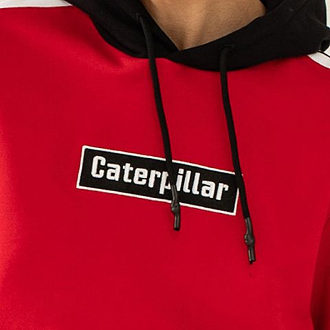 CAT卡特春夏款男式红色连帽卫衣套衫CI1SWN1761GC45