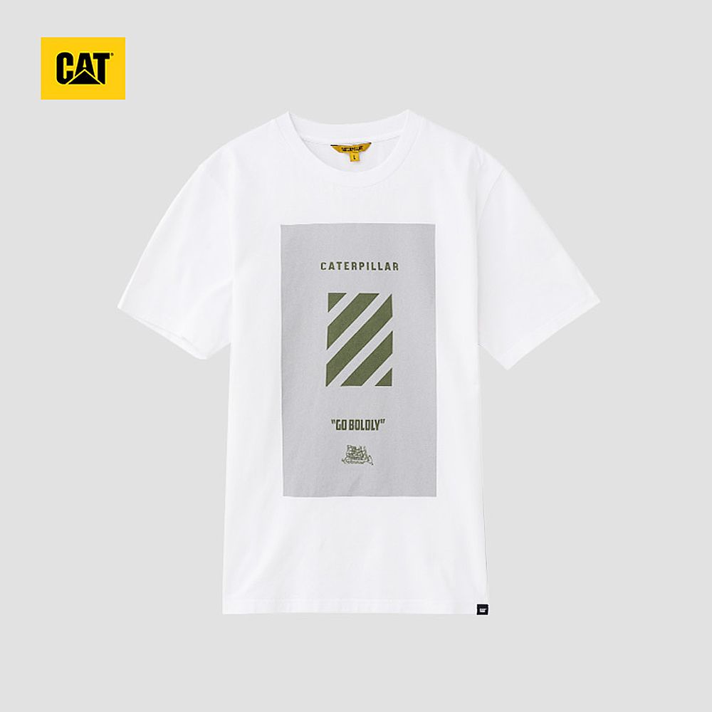 CAT/卡特春夏款男士白色短袖T恤CI1TSN1792GC10
