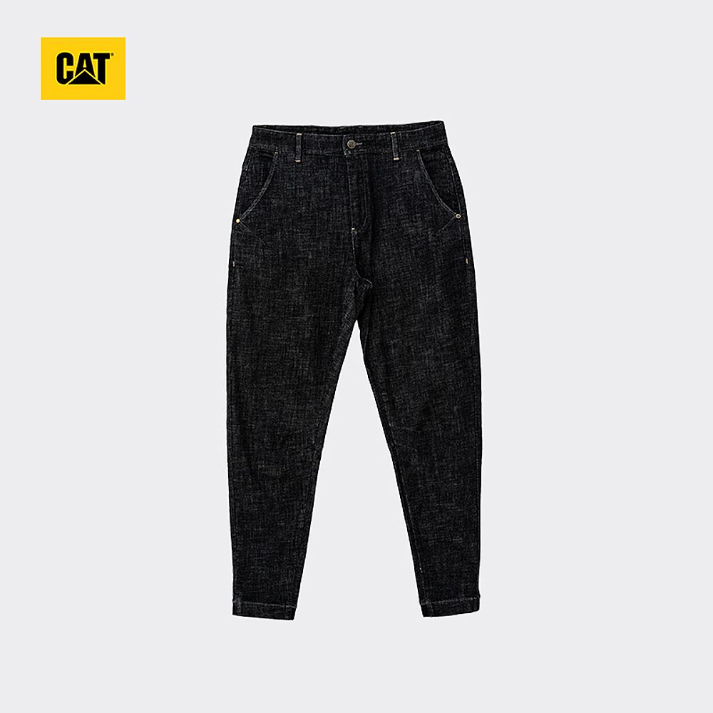 CAT卡特春夏款男式黑色牛仔长裤CI1JEN1060GC09