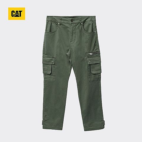 CAT/卡特秋冬款男绿色工装长裤CI3WPN20371C95