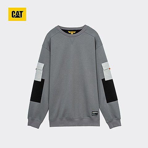 CAT/卡特春夏新款男深灰色卫衣套衫CJ1SWP15231