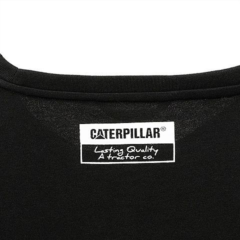 CAT/卡特春夏新款男黑色短袖T恤CJ1TSP16031