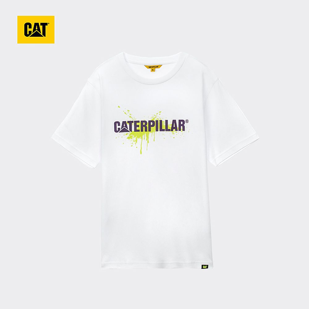 CAT/卡特春夏新款男白色短袖T恤CJ1TSP16001