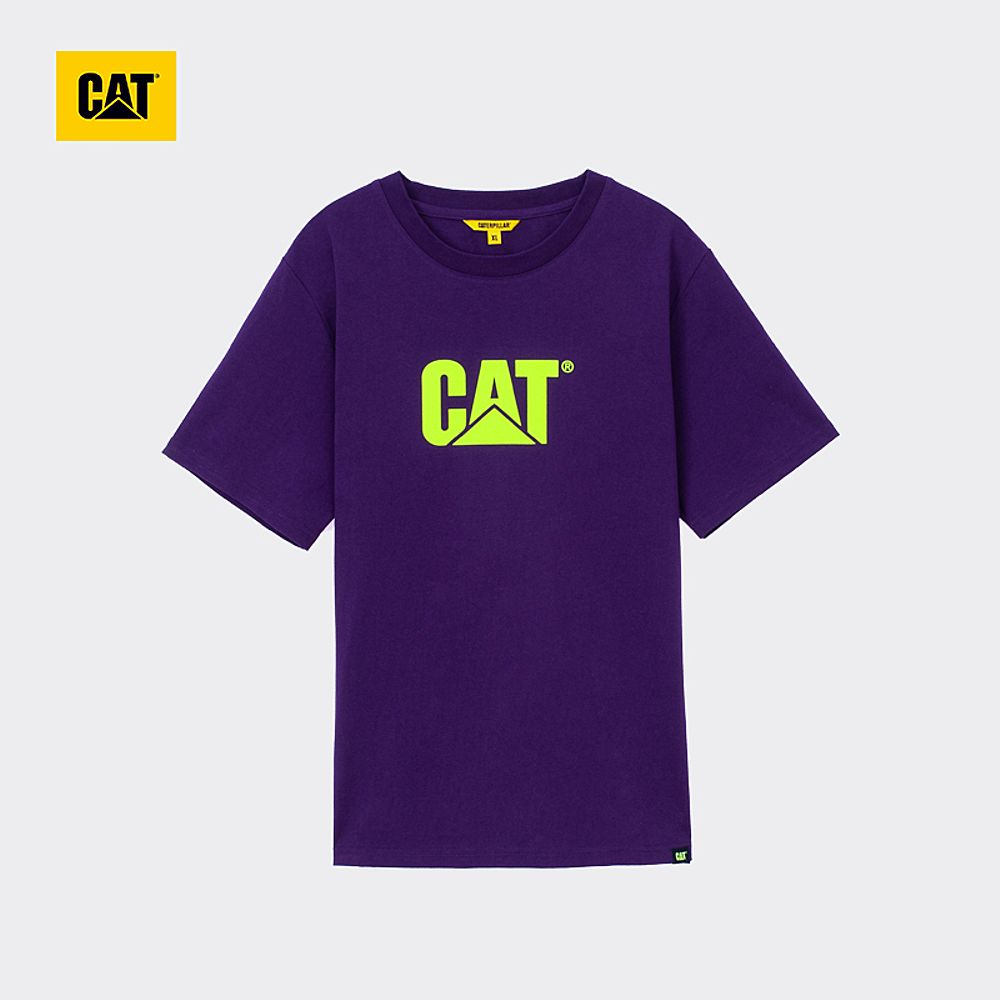 CAT/卡特春夏新款男本紫色短袖T恤CJ1TSP16021