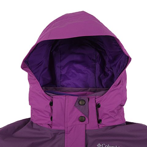 Columbia/哥伦比亚 新品女紫色三合一冲锋衣PL7043581