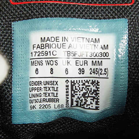 converse匡威2024中性中性-浅口鞋-黑Chuck Taylor 70S SEASONAL172591C