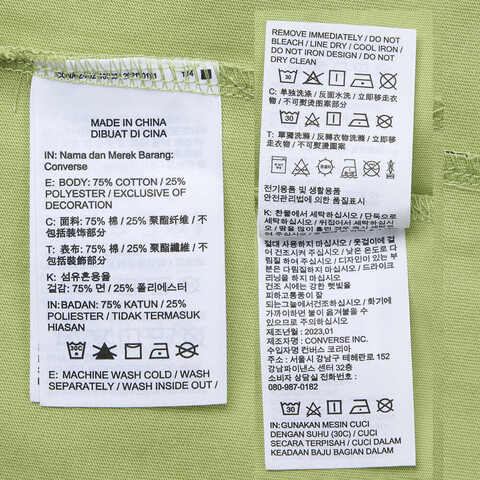 CONVERSE/匡威 2023年新款女子短袖T恤10026172-A02