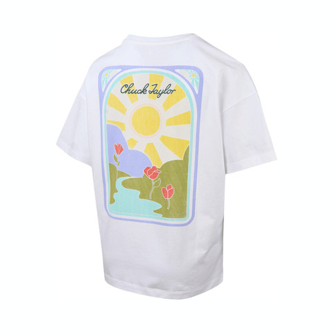 CONVERSE/匡威 2024年新款女子短袖T恤10025186-A01