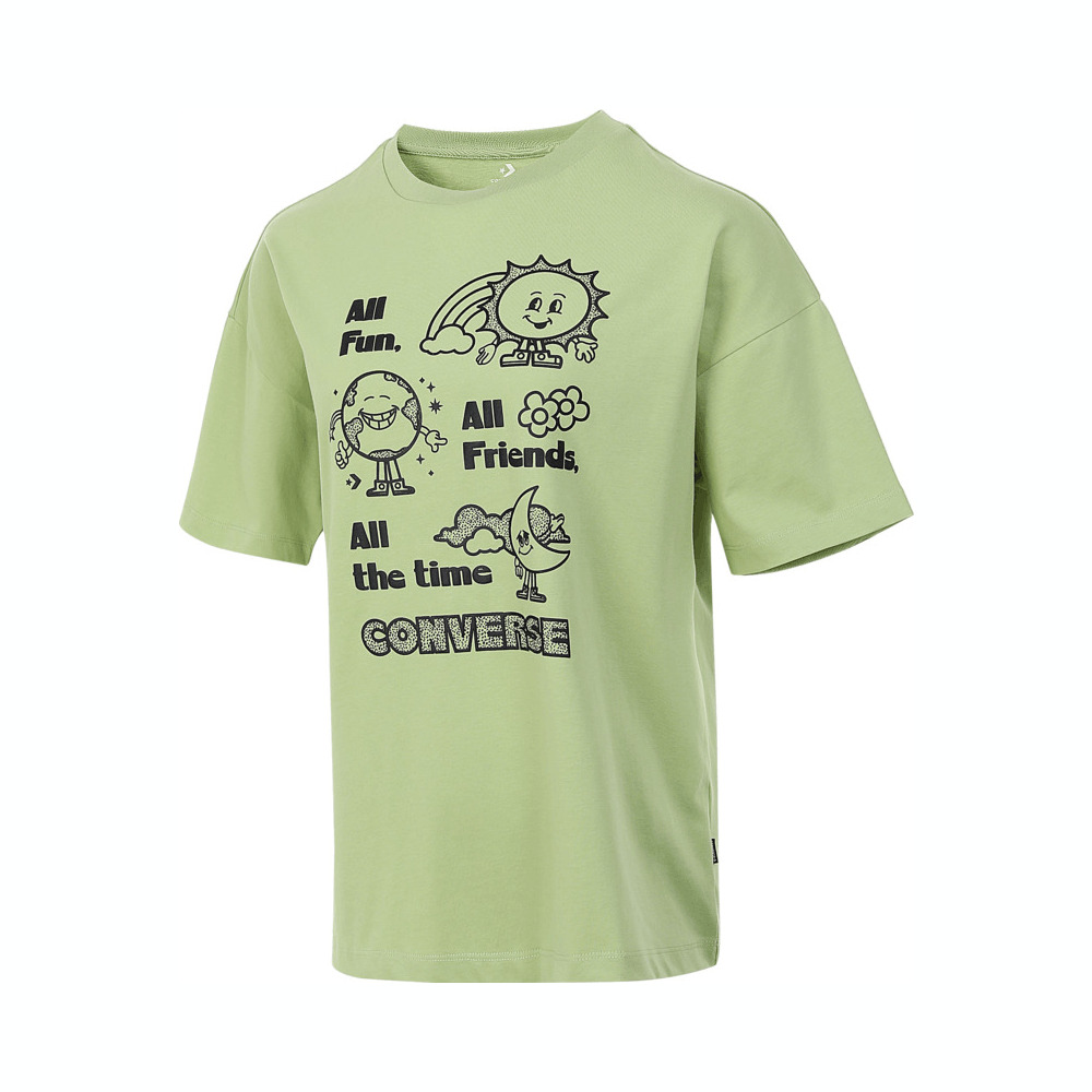 CONVERSE/匡威 2023年新款女子短袖T恤10025885-A01