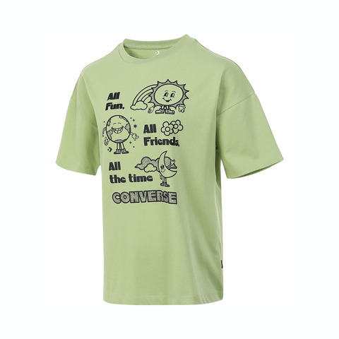 CONVERSE/匡威 2023年新款女子短袖T恤10025885-A01