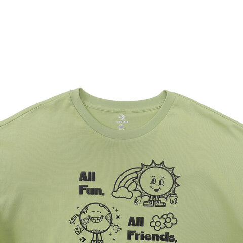 CONVERSE/匡威 2023年新款女子短袖T恤10025885-A01