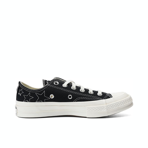 converse匡威2024中性低帮系带黑Chuck Taylor 70S SEASONAL帆布鞋/硫化鞋A11612C