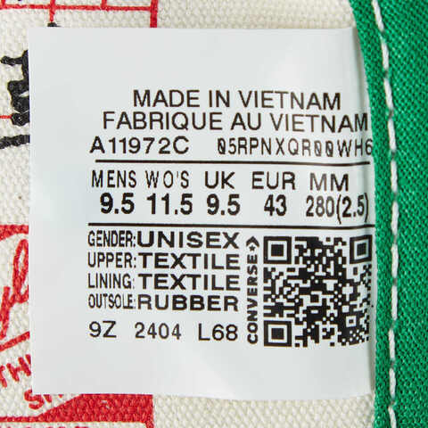 converse匡威2024中性低帮系带Chuck Taylor 70S SEASONAL帆布鞋/硫化鞋A11972C