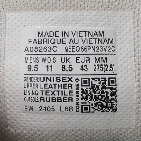 converse匡威2024中性-低帮系带Chuck Taylor SEASONAL帆布鞋A08263C