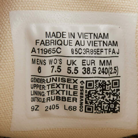 converse匡威2024中性-低帮系带Jack Purcell SEASONAL帆布鞋/硫化鞋A11965C