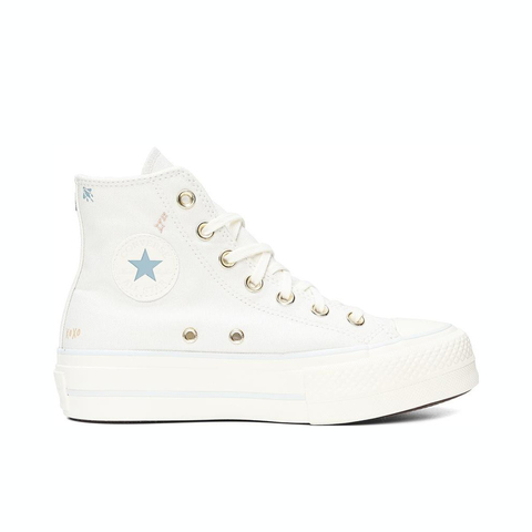 converse匡威2024女子高帮帆布鞋系带-白Chuck Taylor SEASONALA07135C