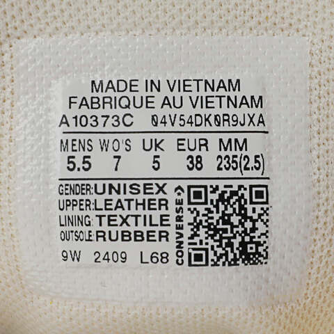 converse匡威2024中性低帮系带Chuck Taylor SEASONAL帆布鞋/硫化鞋A10373C