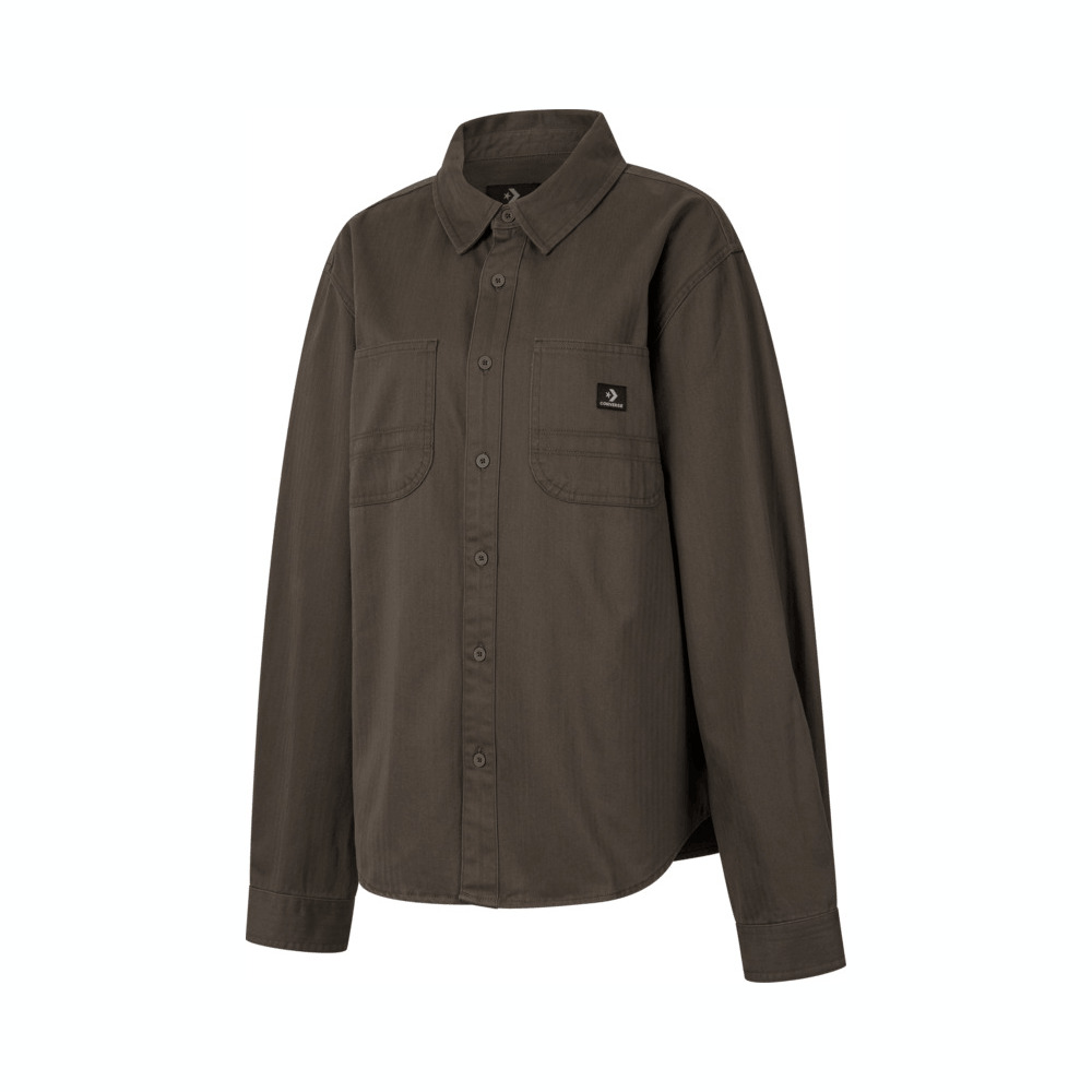 converse匡威2024中性中性-针织长袖衬衫-棕针织长袖衬衫10026973-A02