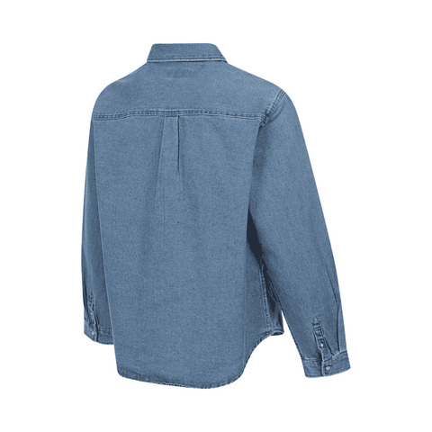 converse匡威2025男子男子-长袖衬衫-蓝梭织长袖衬衫10025071-A01