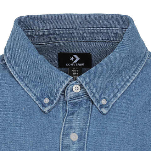 converse匡威2025男子男子-长袖衬衫-蓝梭织长袖衬衫10025071-A01