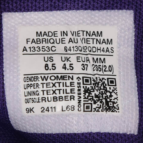 converse匡威2025女子女子-高帮系带-白Chuck Taylor SEASONALA13353C