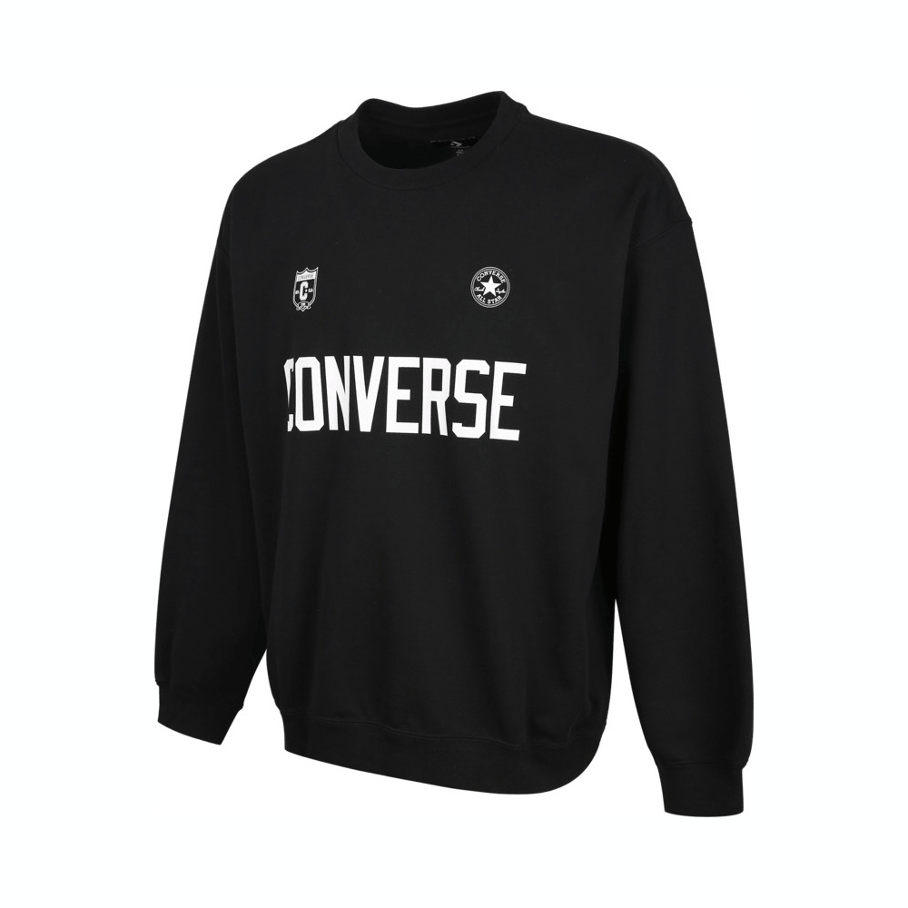 converse匡威2025男子男子-针织无帽卫衣-黑针织无帽卫衣10028409-A01