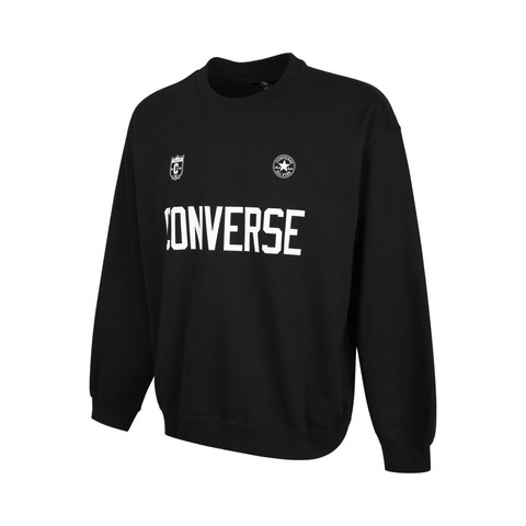 converse匡威2025男子男子-针织无帽卫衣-黑针织无帽卫衣10028409-A01
