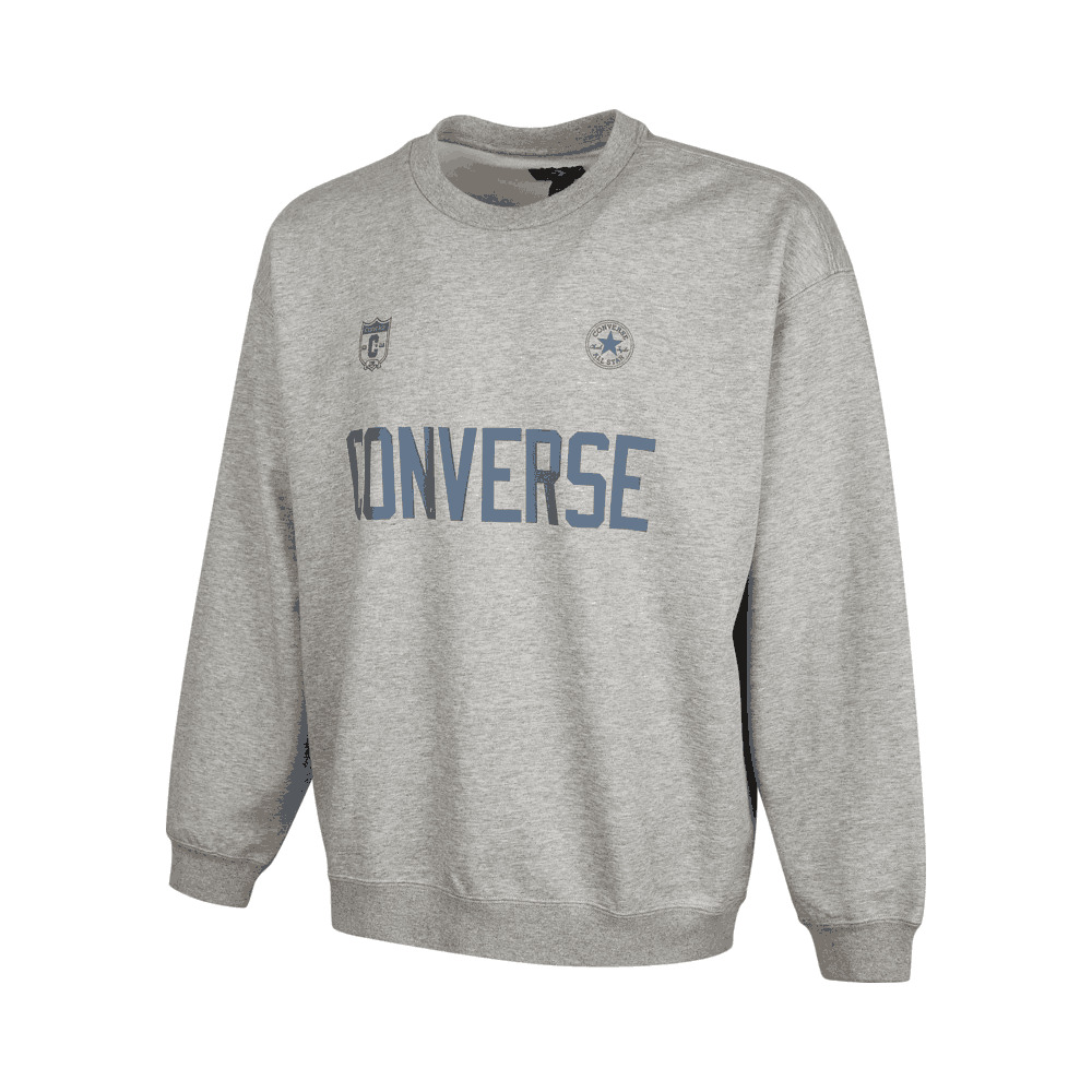 converse匡威2025男子男子-针织无帽卫衣-灰针织无帽卫衣10028409-A02